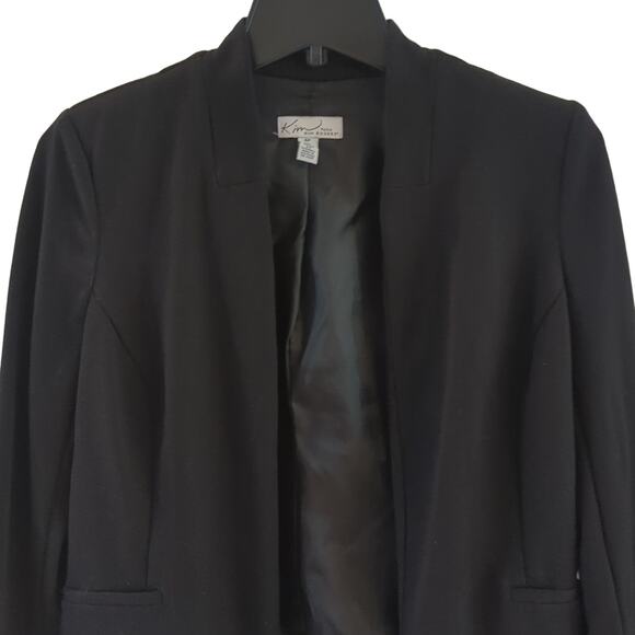 EUC Kim Rogers Black Knit Blazer - Picture 2 of 4